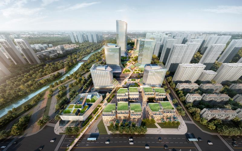 合肥金融廣場B地塊施工
