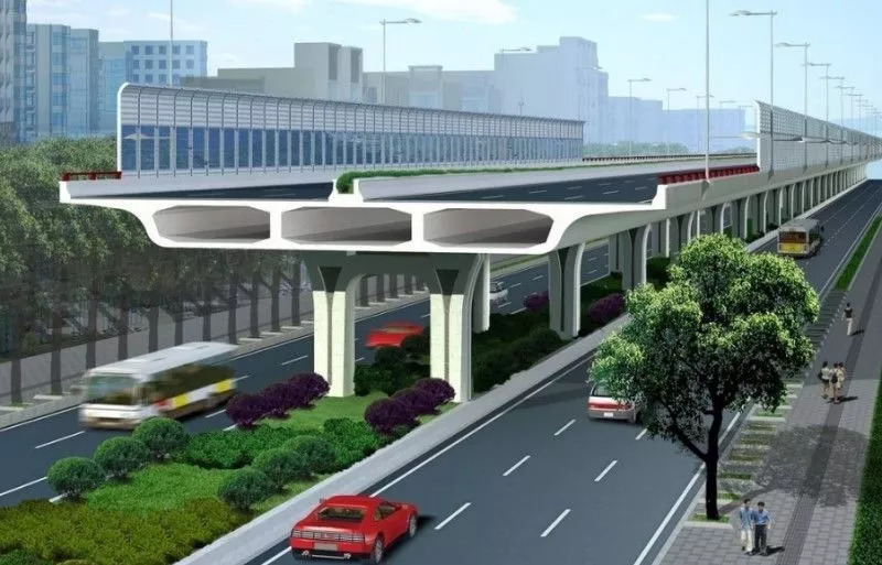 阜陽霞光大道高架橋